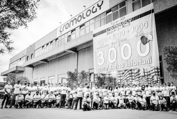 cromology festeggia 3000 giorni senza infortuni nel hub di san miniato